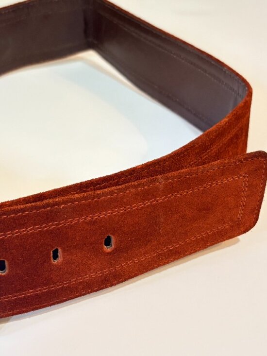 Vintage Yves Saint Laurent Wide Suede Belt